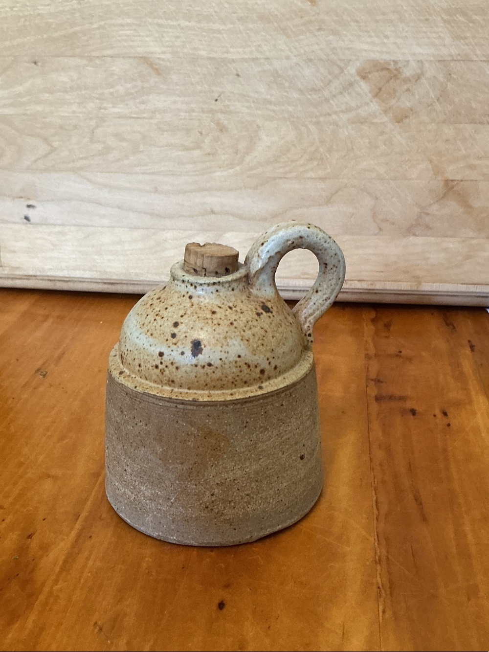 Earthenware Whiskey Jug “Salesman Sample” 5” x 4”